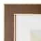 8 Pack: Walnut & Gold Trim Frame with Mat, Gallery by Studio Décor®